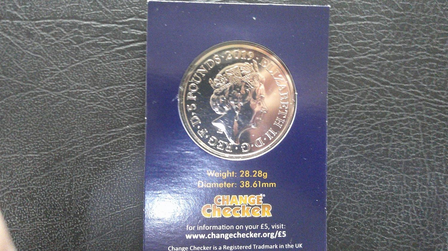 2019 - Five Pounds  (Tower of London Yeoman Warder)