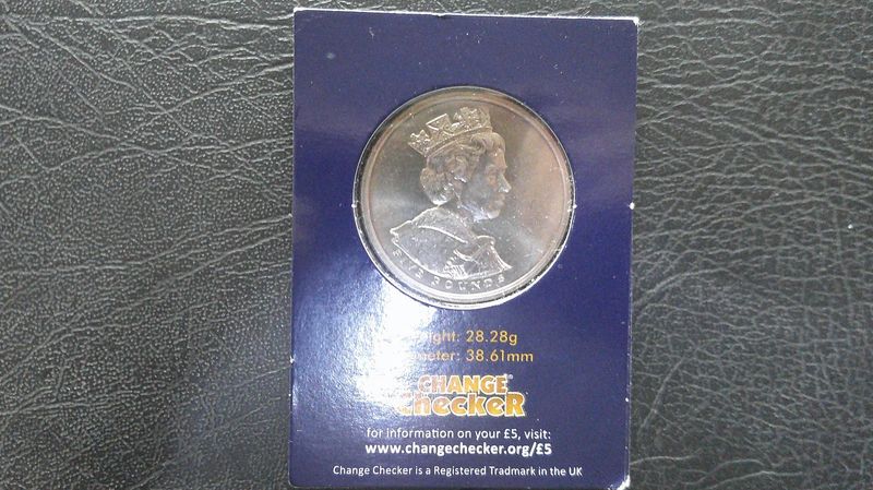 2002 - Five Pounds  (Golden Jubilee)