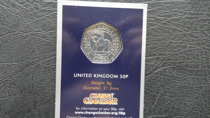 2021 - Fifty Pence  (Platinum Jubilee)