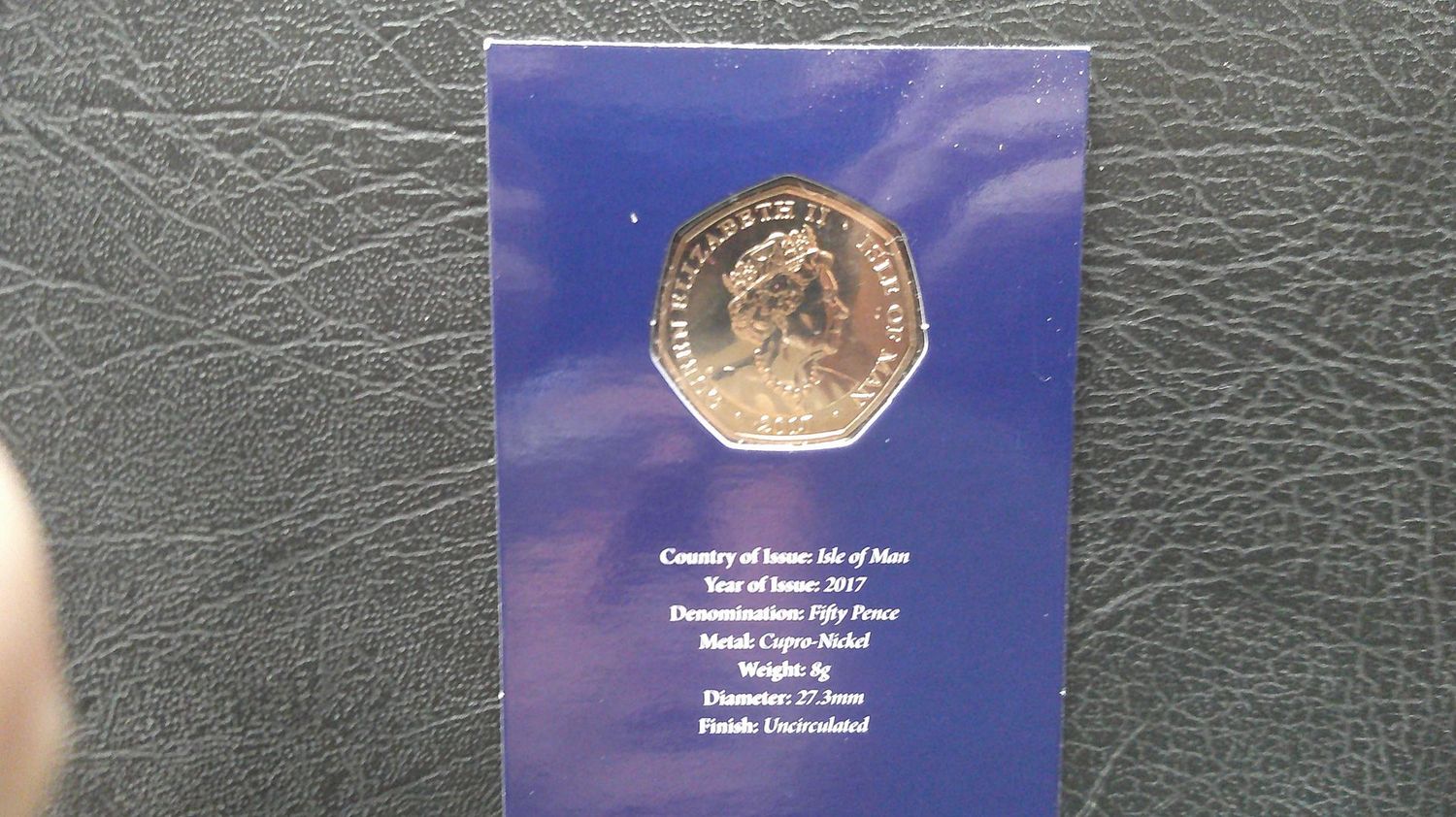Isle of Man 2017 - Fifty Pence (Platinum Wedding) Isle of Man 2017 - Fifty Pence (Platinum Wedding)