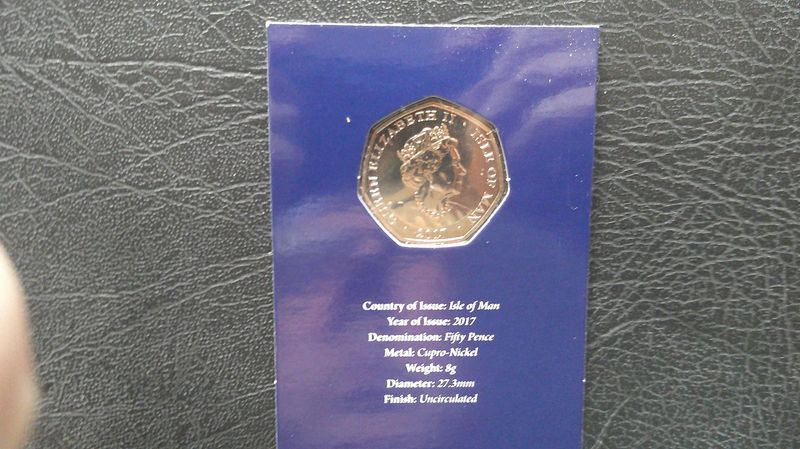 Isle of Man 2017 - Fifty Pence  (Platinum Wedding)