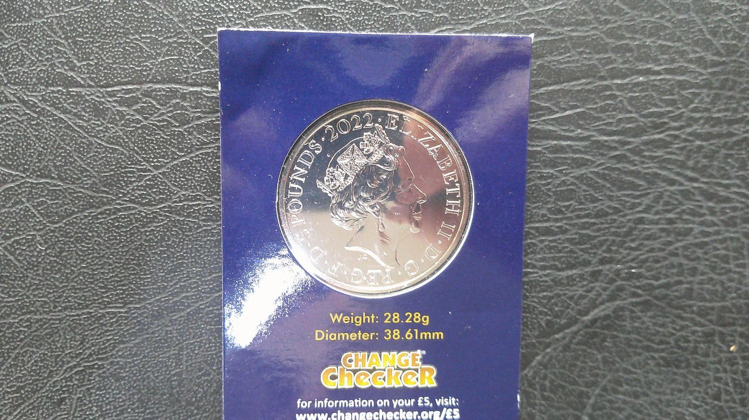 2022 - Five Pounds  (Prince William 40th Birthday)