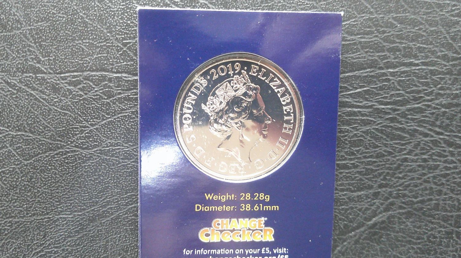 2019 - Five Pounds  (Tower of London Crown Jewels)