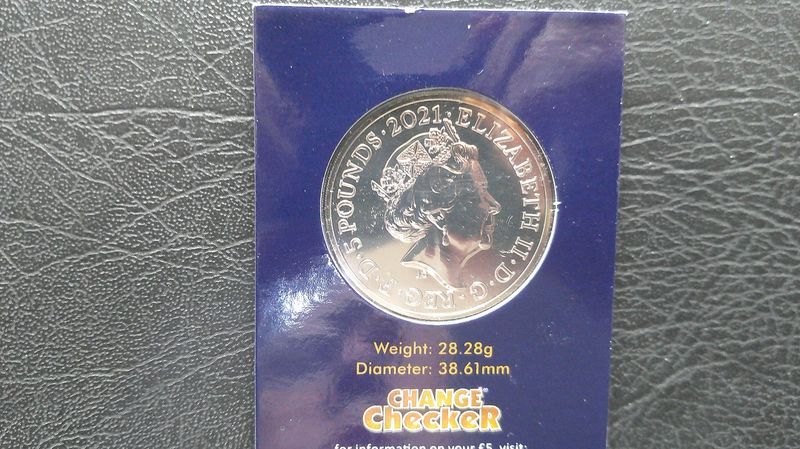 2021 - Five Pounds  (Alice in Wonderland)