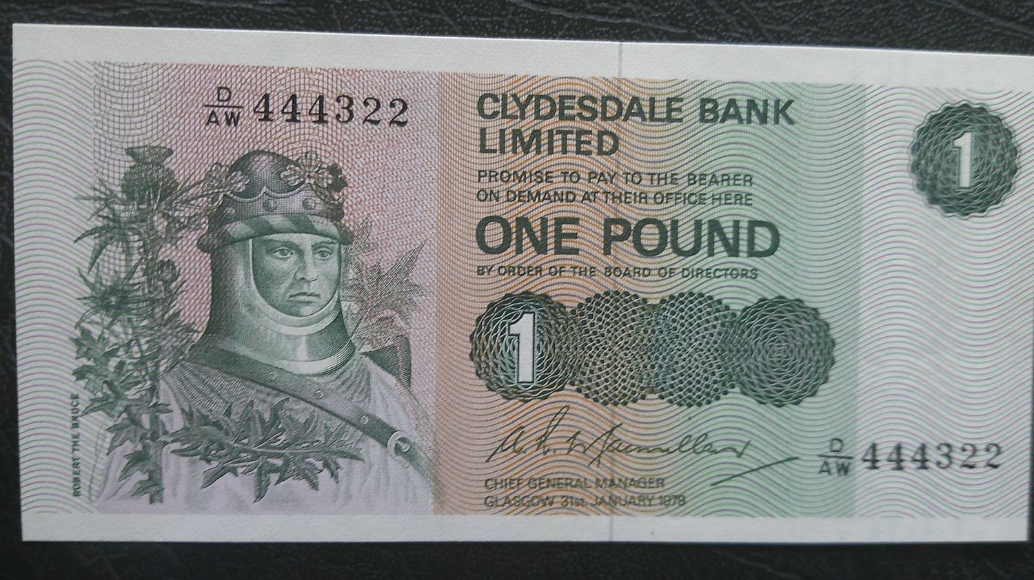 Clydesdale Bank £1 - 1979