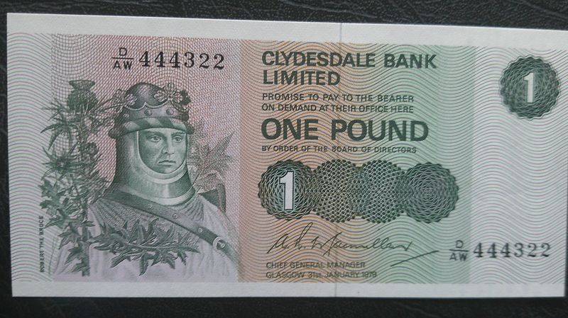 Clydesdale Bank £1 - 1979