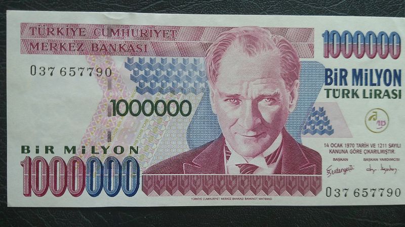 Turkey 1000000 Lirasi - 2002