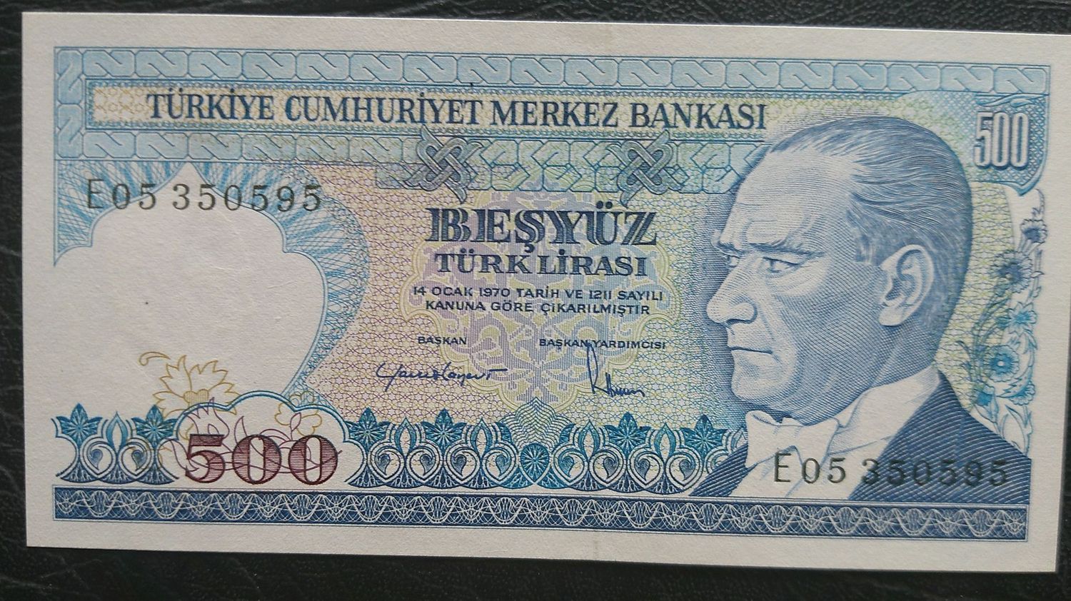 Turkey 500 Lirasi - 1984