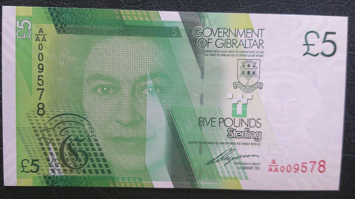 Gibraltar £5 - 2011
