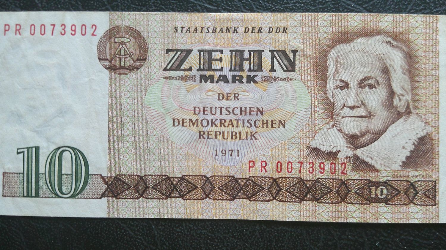 German Democratic Republic 10 Marks - 1971 German Democratic Republic 10 Marks - 1971