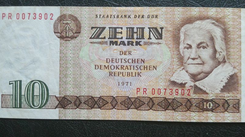 German Democratic Republic 10 Marks - 1971