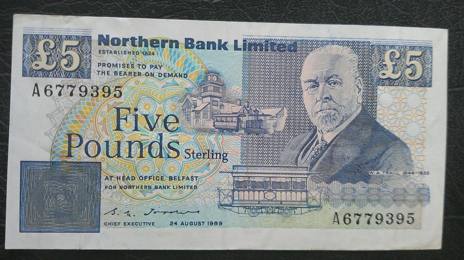 Northern Bank Limited £5 - 1989