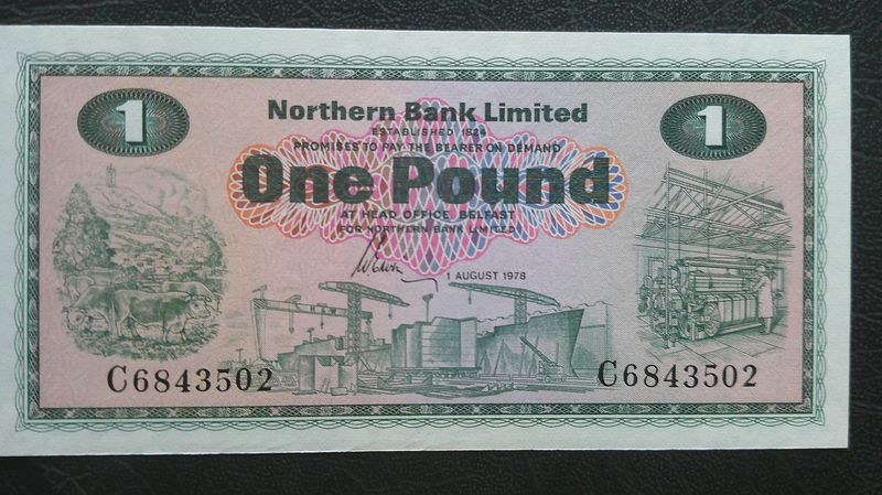 Northern Bank Limited £1 - 1978