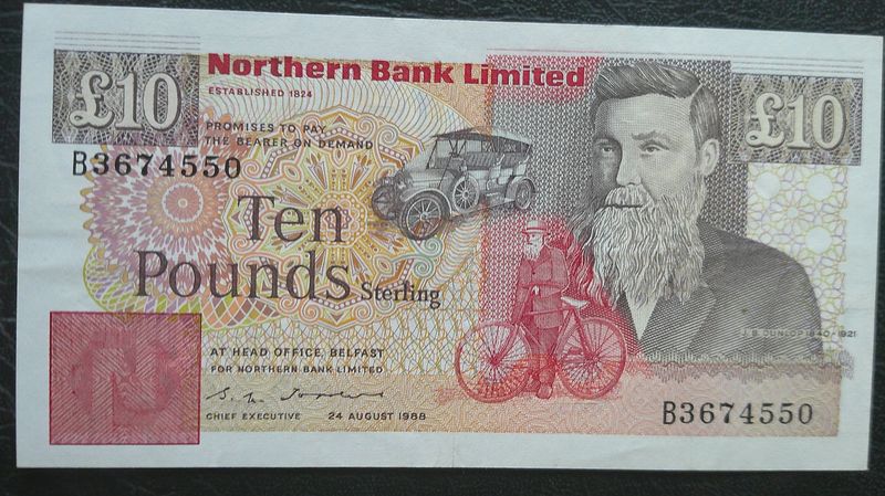 Northern Bank Limited £10 - 1988