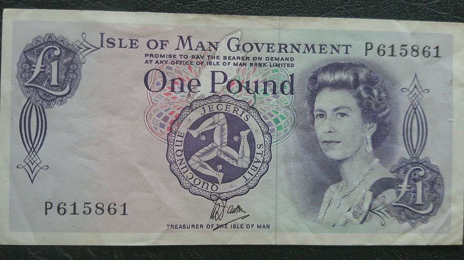 Isle of Man £1 - 1979  (Dawson)