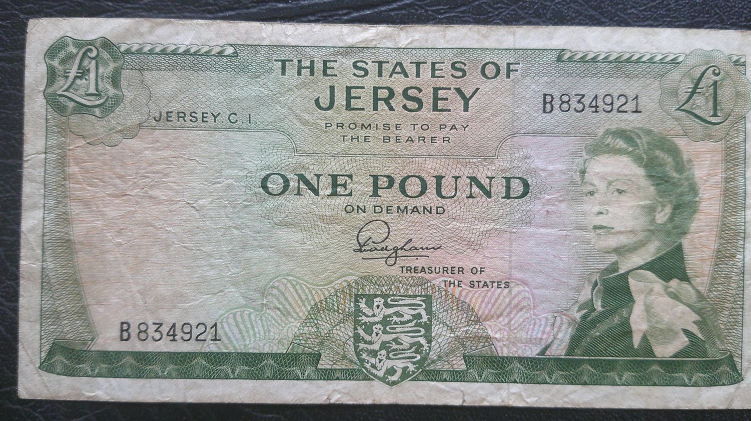Jersey £1 - 1963  (Padgham)