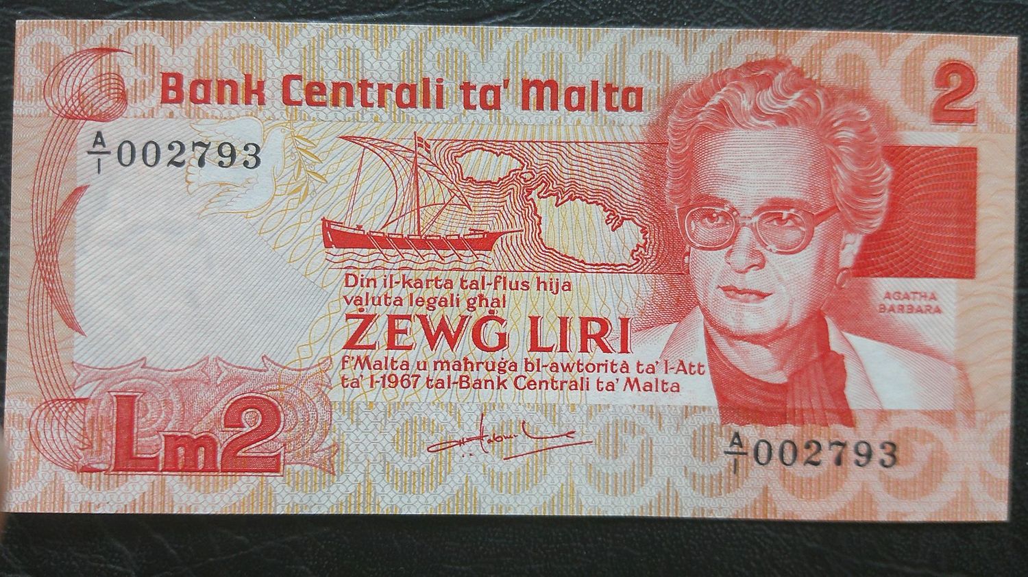 Malta 2 Liri - 1986