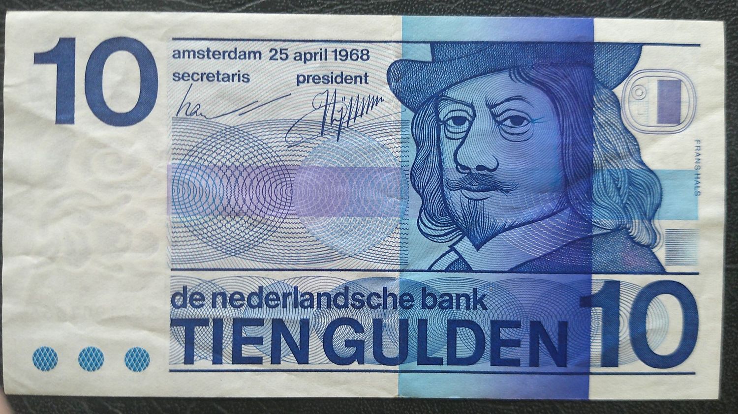 Netherlands 10 Gulden - 1968