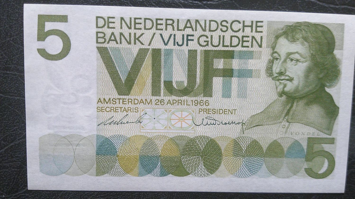 Netherlands 5 Gulden - 1966