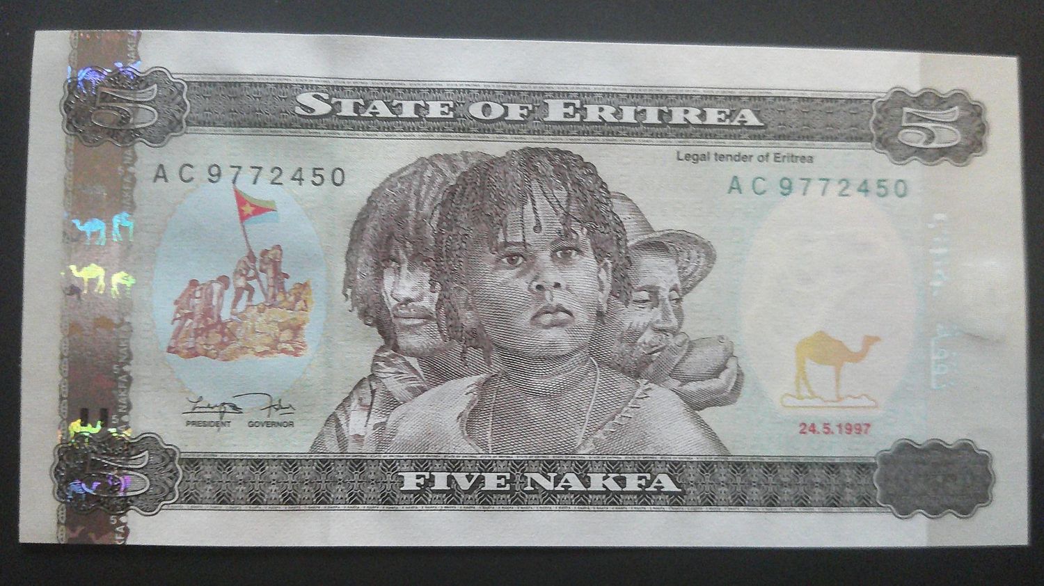 Eritrea 5 Nakfa - 1997