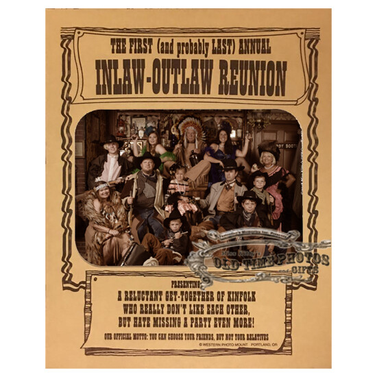 Inlaw Outlaw Reunion Poster  Mat