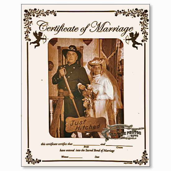 Marriage Certificate Poster Mat