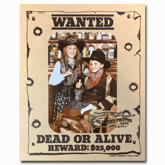 Wanted Dead Or Alive Poster  Mat
