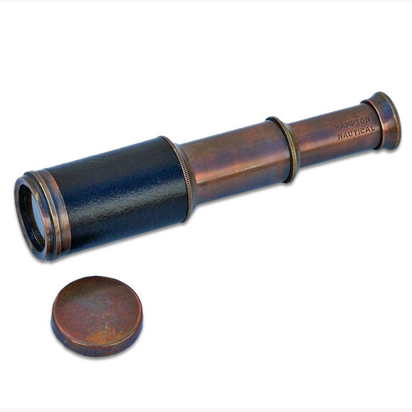 Telescope Spyglass 7 With Rosewood Box