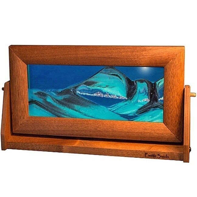 Sand Pictures Ocean Blue Med Alder Frame