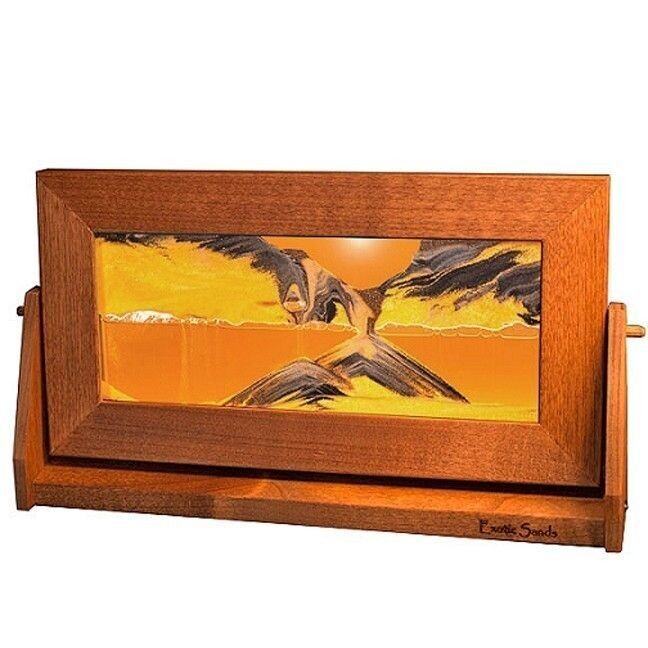 Moving Sand Pictures Alder Wood Sunset OrangeMed.