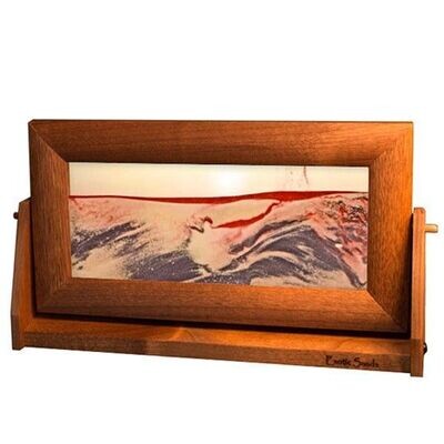 Moving Sand Pictures Red Volcanic Clear Medium
