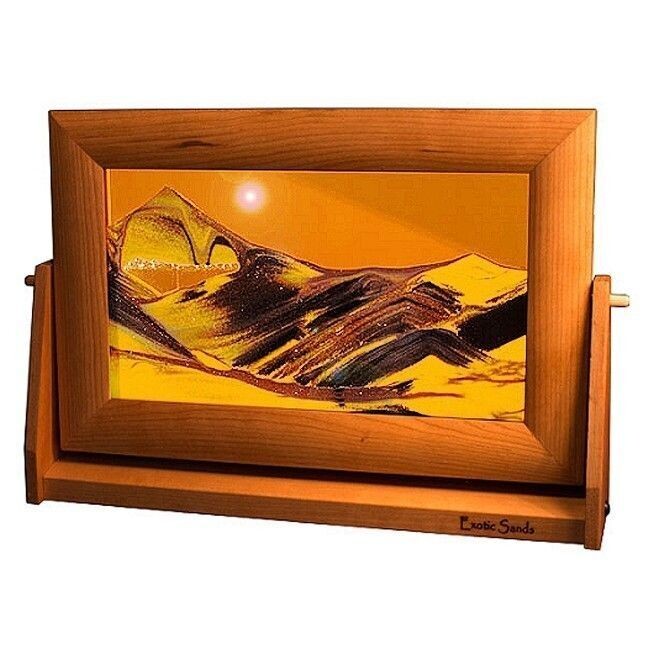 Moving Sand PicturesSunset Cherry Wood Orange Lg