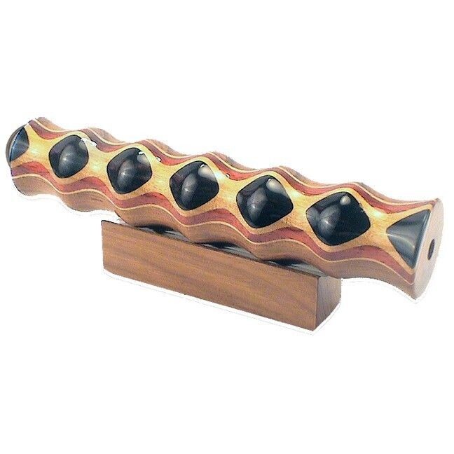 Wood Kaleidoscope 9" Teleidoscope Teack/Ebony