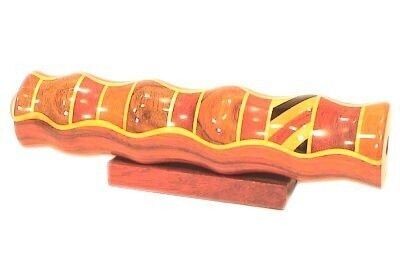 Kaleidoscope Wooden Teleidoscope Marquetry Pattern 7"