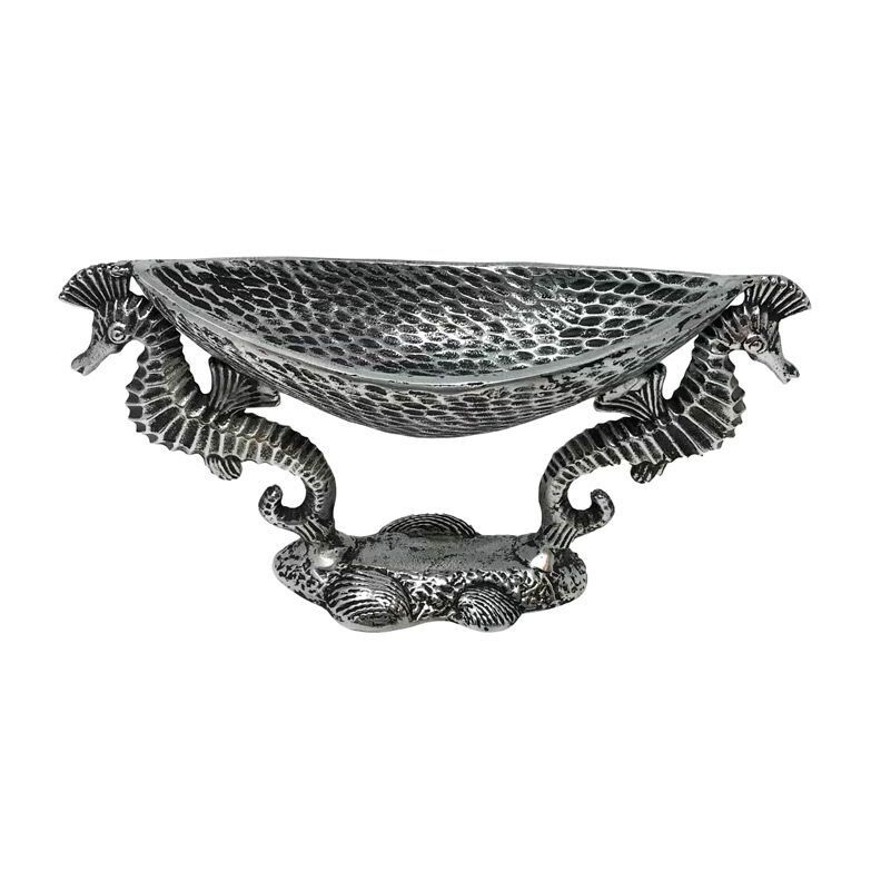 Seahorse Pedestal Serving Bowl