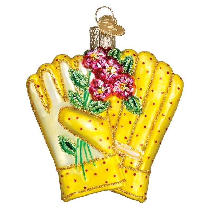 Gardening Gloves Christmas Ornament