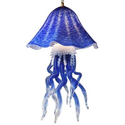 Jellyfish Chandelier in 12 Colors USA Blown Glass