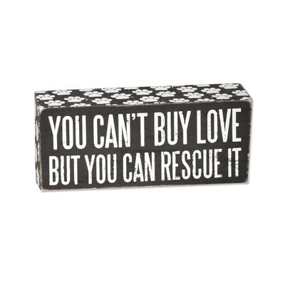 You Can't Buy Love But You Can Rescue It