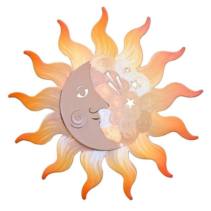 Sunburst & Crescent Moon Wall Hanging