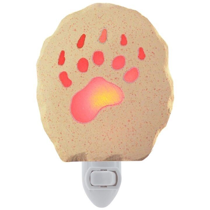 Red Bear Paw Night Light
