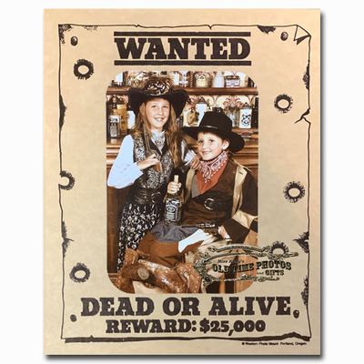 Wanted Dead Or Alive Poster  Mat
