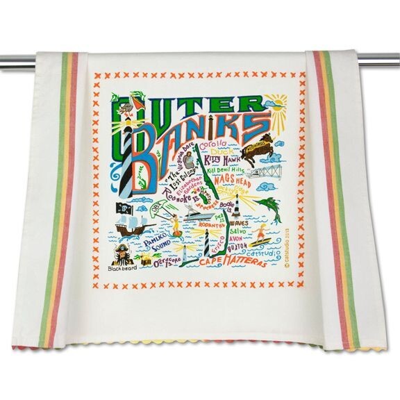 Outer Banks Dish Towel Outer Banks Dish Towel