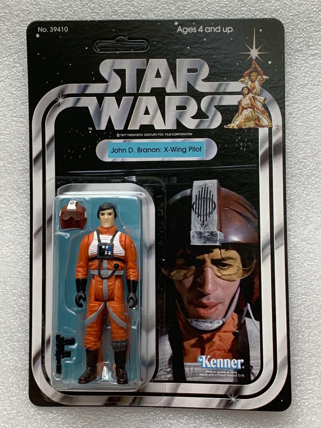 CARDED JOHN D. BRANON (RED 4 X-WING PILOT)