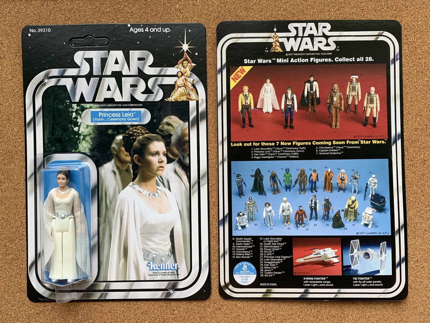 CARDED PRINCESS LEIA (YAVIN CEREMONY GOWN) FIGURE