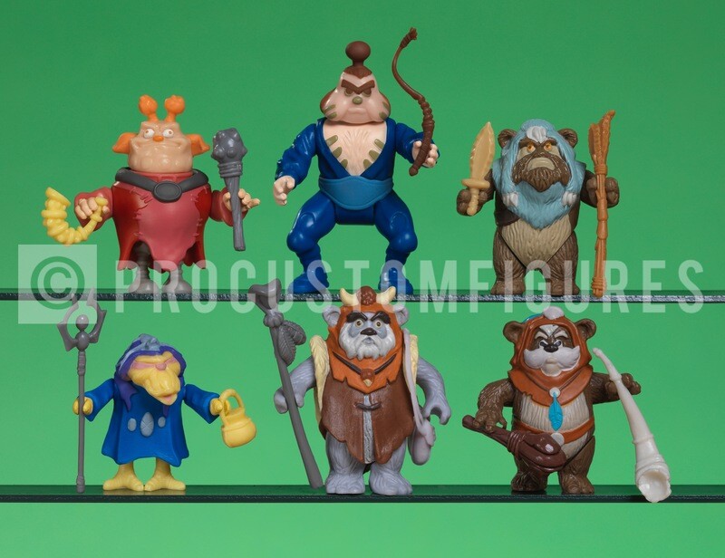 6 Unproduced Vintage Star Wars Ewoks Figures (DHL Shipping)