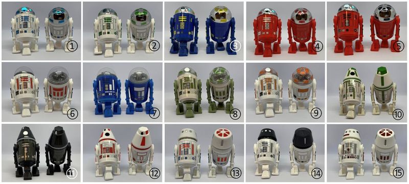 16 Vintage Style Astromech