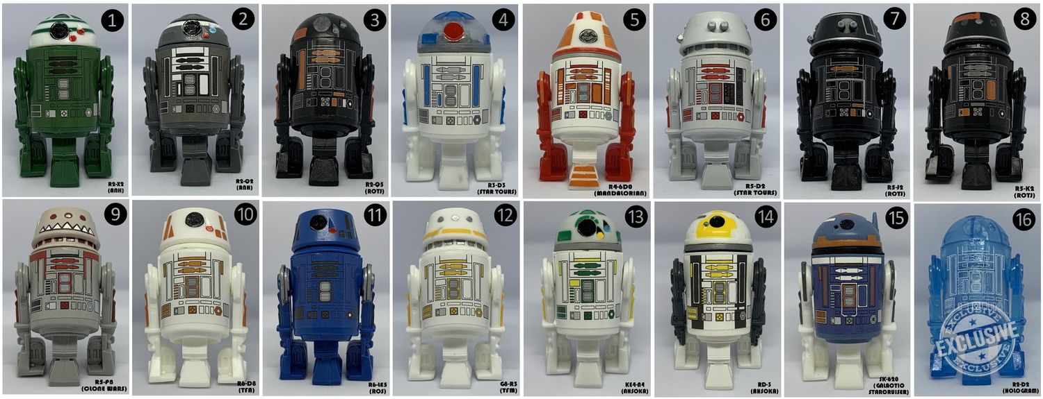 16 Vintage Style Astromech Wave 2 (Pre-order ETA Oct&#39;25)