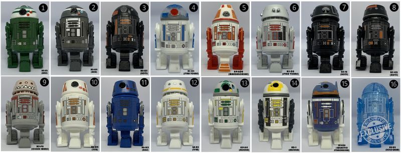 16 Vintage Style Astromech Wave 2 (Pre-order ETA Oct&#39;25)