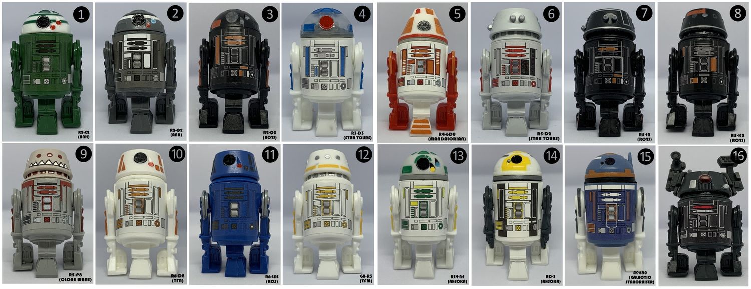 18 Vintage Style Astromechs (Wave 2)