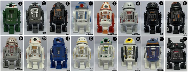 18 Vintage Style Astromechs (Wave 2)